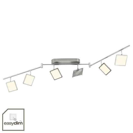 Easydim-taklampa Uranus, LED, 6 ljuskällor