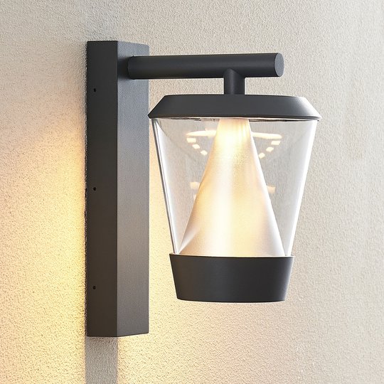 Lucande Tiany LED-utomhusvägglampa, hängande