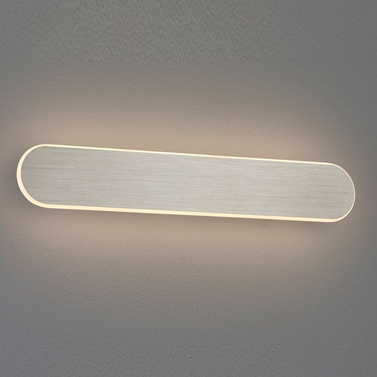 LED-vägglampa Carlo, SwitchDim, 50 cm, nickel matt