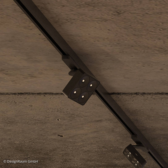 Nimbus Q Four lampa dimmer 40° 940 svart
