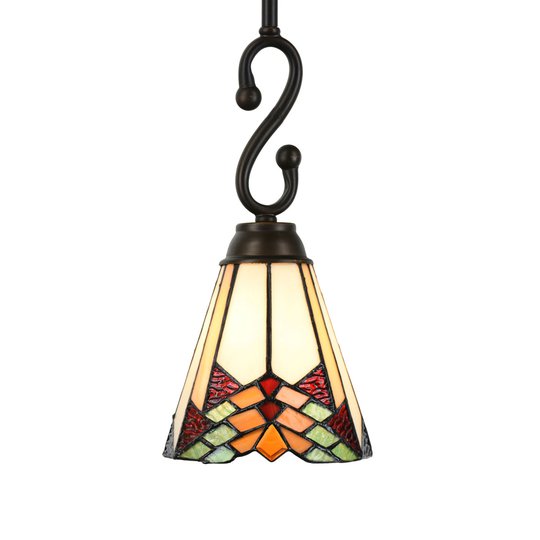 Hänglampa 5965 i Tiffany-design, 1 lampa