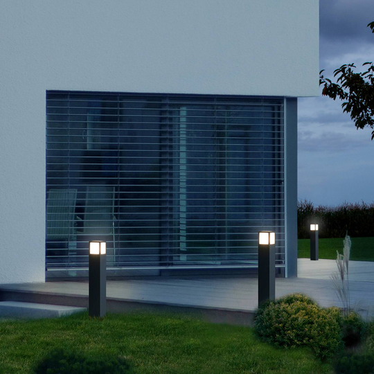 RZB HB 205 LED-gånglampa antracit höjd 65 cm