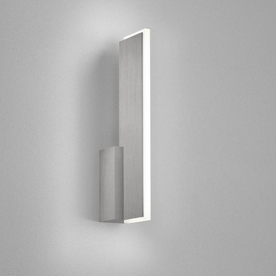 Helestra Nex LED-vägglampa nickel matt