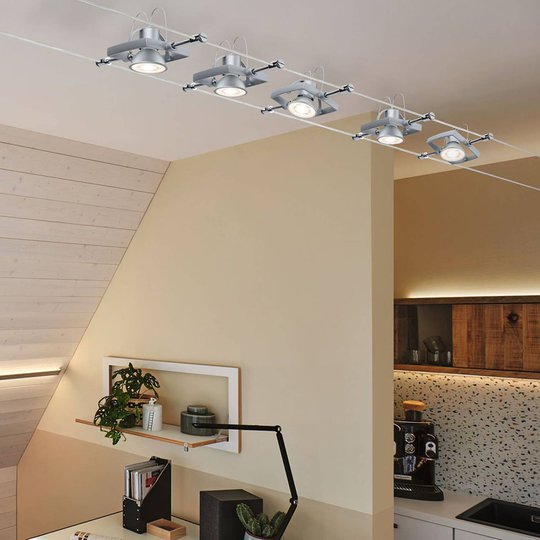 Paulmann LED-reflektor GU5,3 6,5 W 827 dimbar krom