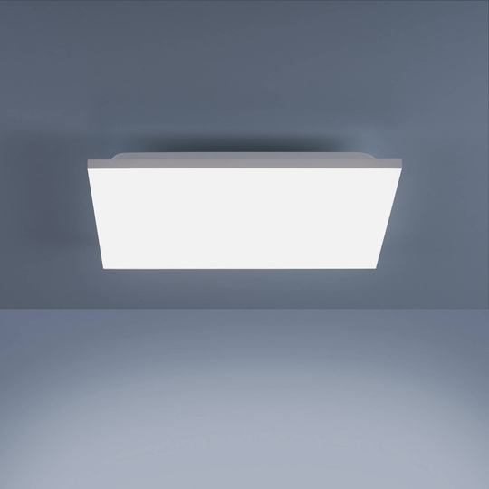 LED-taklampa Gustav, kantig, direkt/indirekt