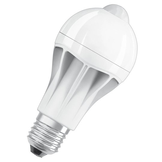 LED-lampa E27 11 W, 2 700 K med dagsljussensor