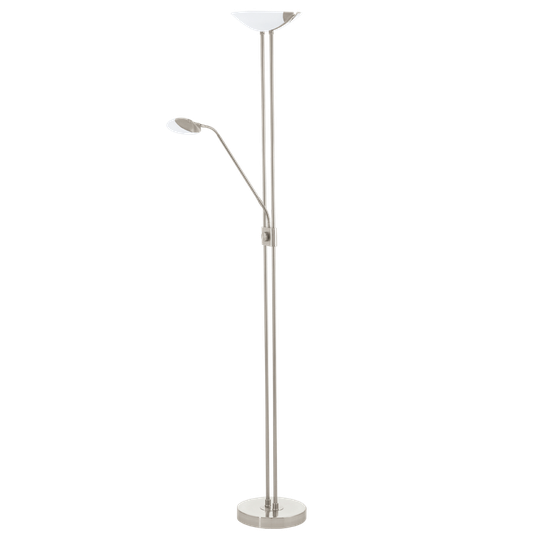 BAYA 1 LED UPLIGHT M.LÄSARM MÄSSING (Borstat stål)
