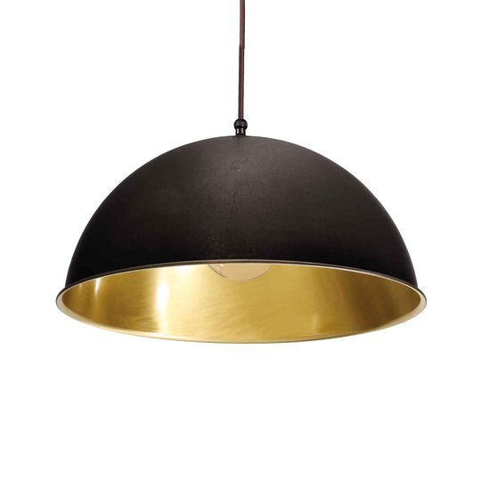 Hänglampa Circle guld/bronserad mässing, Ø 30 cm