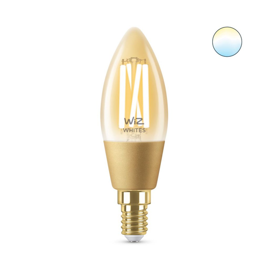 E27 25W Wiz Filament Amber