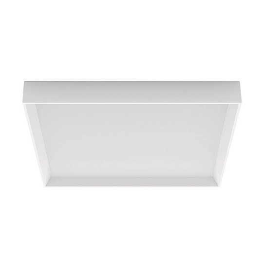 LED-taklampa Tara Q, kantig, 50 x 50 cm