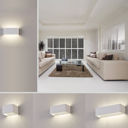 LED-vägglampa Icon, 2 700 K, bredd 37 cm