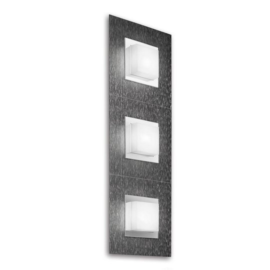 GROSSMANN Basic LED-vägglampa, 3 lampor, antracit