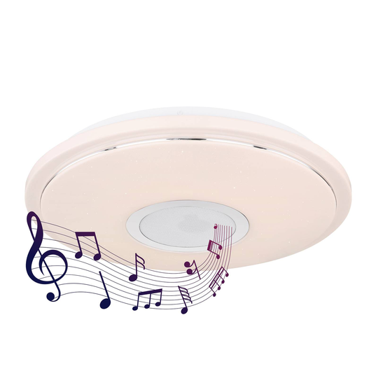 LED-taklampa Connor högtalare CCT