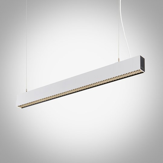 Arcchio Thores LED-kontorshänglampa, 113 cm vit