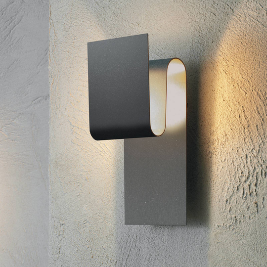 Escale Fold LED-vägglampa antracit