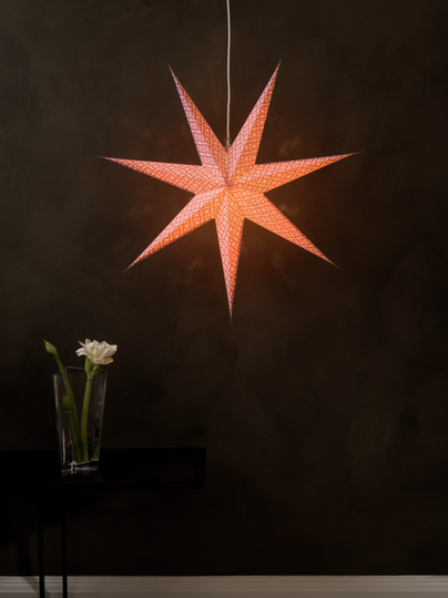Pappersstjärna lila 78cm (Lila)