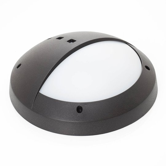 LED-utomhusvägglampa Gelmi-EL svart, CCT
