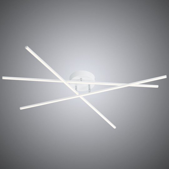 Vit LED-taklampa Tiriac med switchdim-funktion