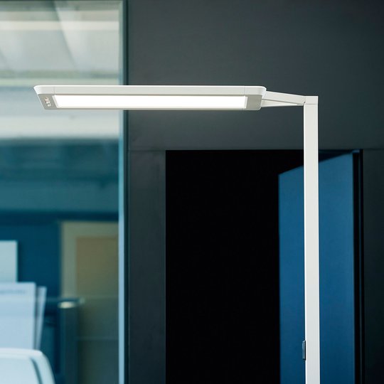 LED-golvlampa Yara.single 4 000 K, BT, LTX, silver