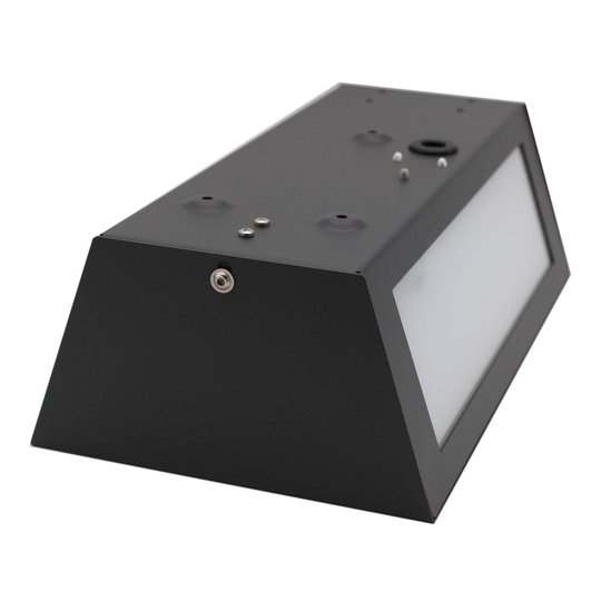 Antracitfärgad utomhusvägglampa Long