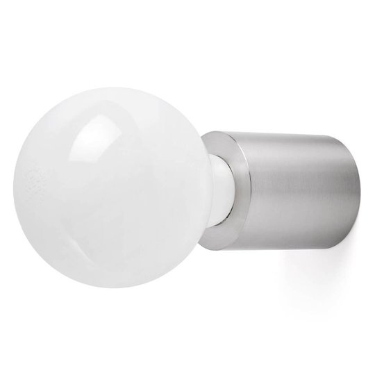 Ten - minimalistisk vägglampa, matt nickel