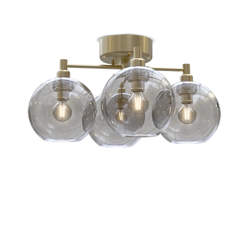 Plafond Gloria Ø46 (Mässing/guld)