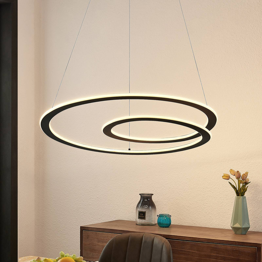 Lindby Cilija LED-hänglampa dimbar Ø 81 cm