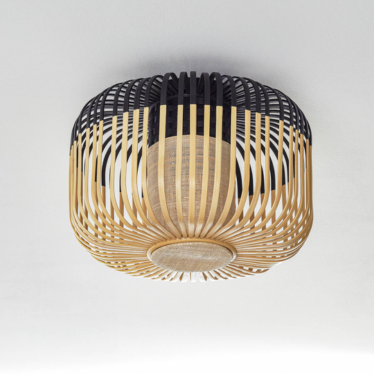 Forestier Bamboo Light S taklampa 35 cm svart