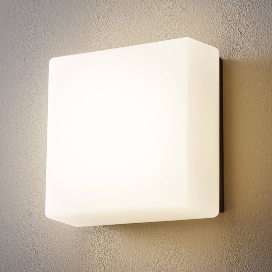 BEGA Lichtbaustein 38301 LED-vägglampa 28 x 28 cm