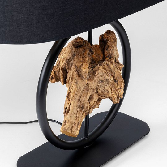 KARE Nature Circle bordslampa med trä