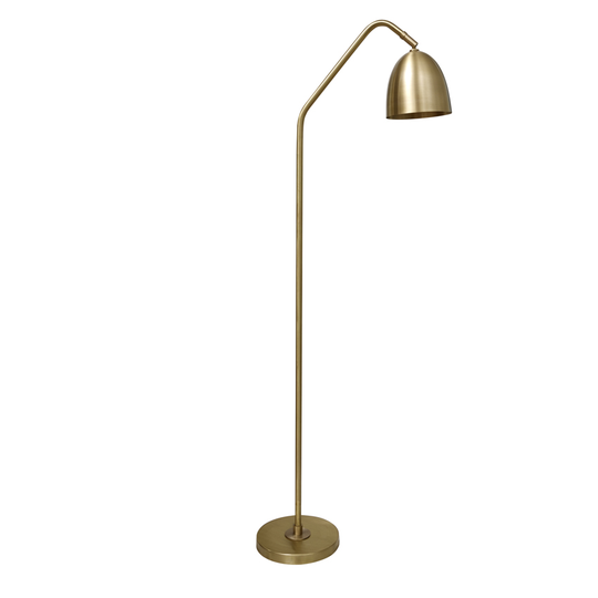 Soft golvlampa (Antikmässing)