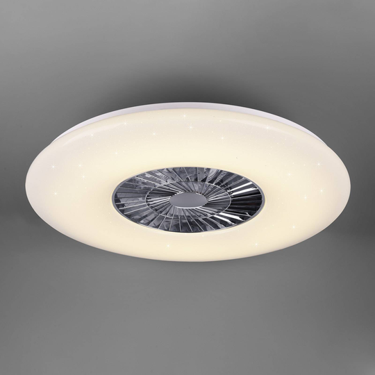 LED-takfläkt Visby, Ø 75 cm, Tunable White