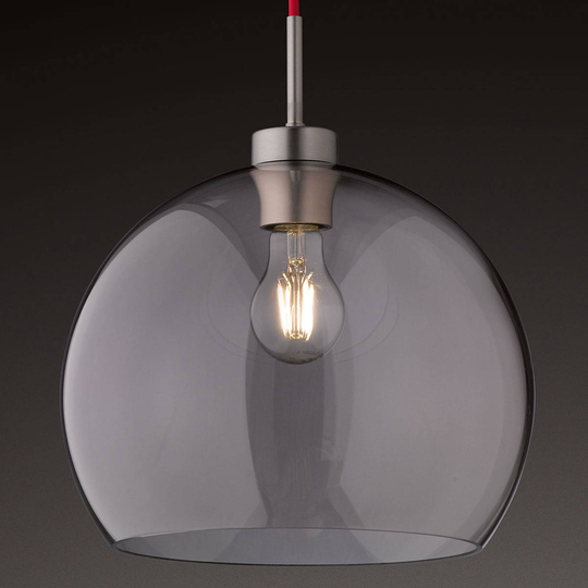 Glas-pendellampa Clear, 40 cm