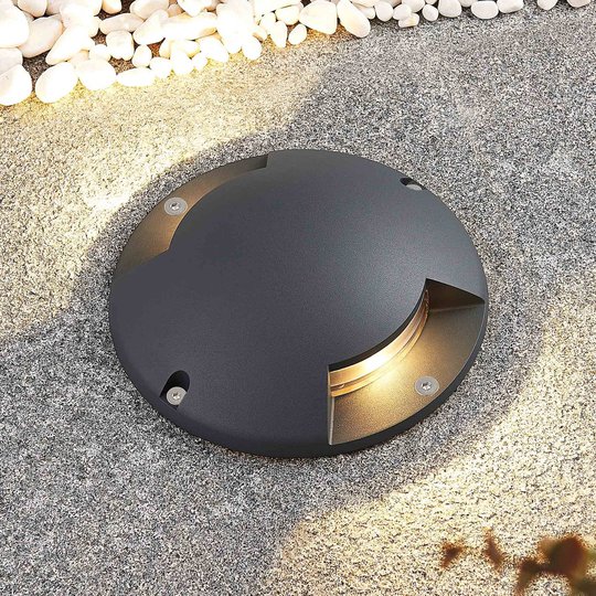 Lindby Cormac LED-markinbyggnadslampa, 2 lampa