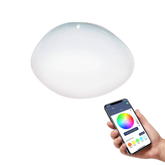 EGLO connect Sileras-Z LED-taklampa Ø 60 cm
