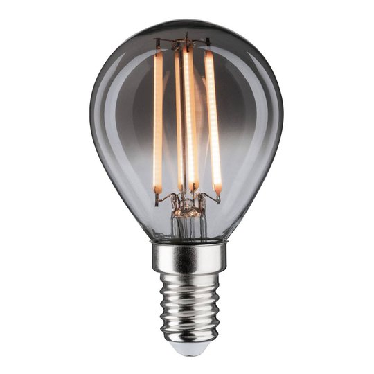 LED-dropplampa E14 4W 2200K rökglas dimbar