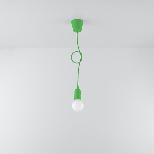 Hänglampa Brasil, grön, 1 lampa