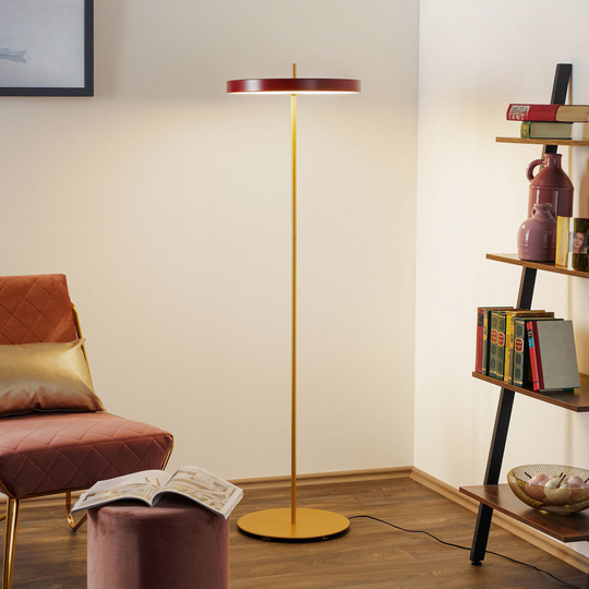 UMAGE Asteria Floor LED-golvlampa rubinröd