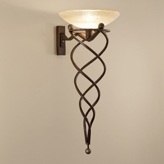 Vägglampa Antinea med Muranoglas