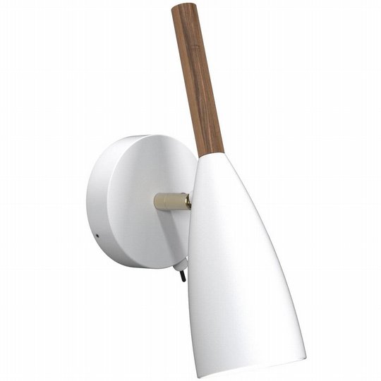 Pure vägglampa (Vit)