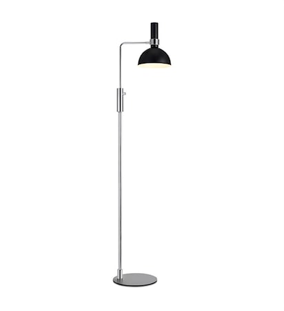 Larry Golvlampa Svart/Krom
