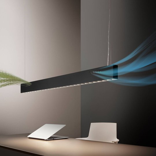 OLEV Pure BioAir LED-hänglampa, 3 000 K svart