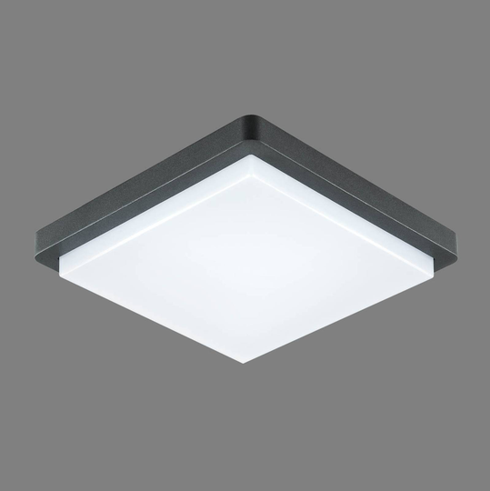 EVN Tectum LED-utomhustaklampa, kantig, 150 grader