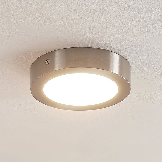 ELC Merina LED-taklampa downlight nickel 17 cm