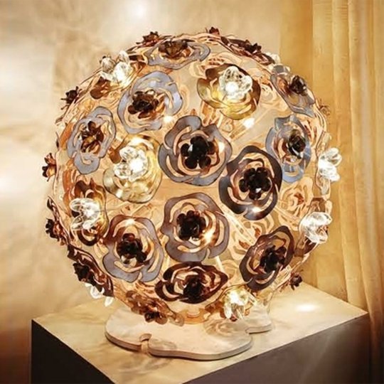 LED-bordslampa Vie en Rose