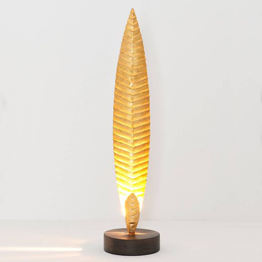 Bordslampa Penna guld, höjd 38 cm