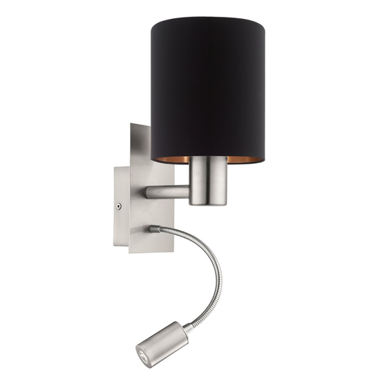 Pasteri vägglampa LED (Svart)