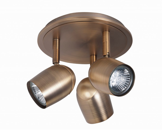 Ovale 3-spot (Brons)