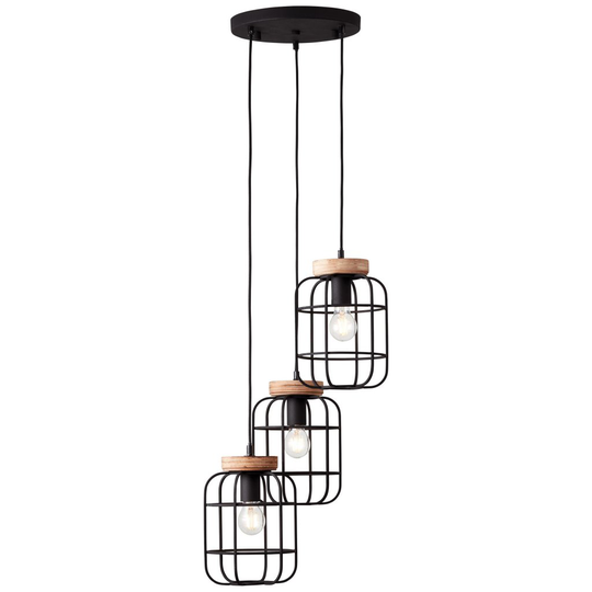 Gwen pendel 3L (rund) (Svart)