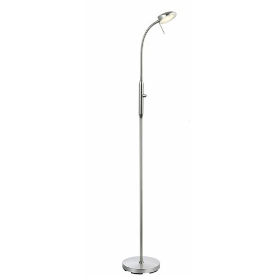 Vegas Golv LED 1-arm (Borstat stål)